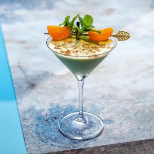 Winter Grasshopper Cocktail using Drift Winter Spices